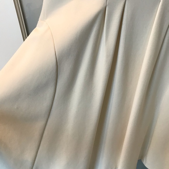 Shoshanna cream/ivory dress w/ fit-and-flare skirt - Picture 4 of 8